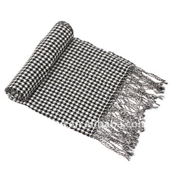 Checked Wool Shawl scarfs